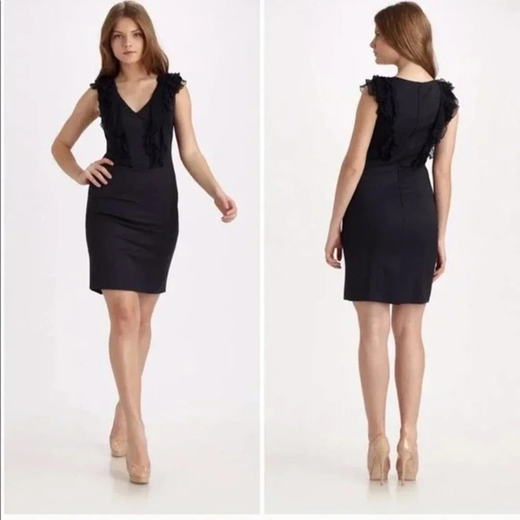 Rebecca Taylor Yacht Club Sheath Dress Navy Blue Size 8 - Picture 1 of 11